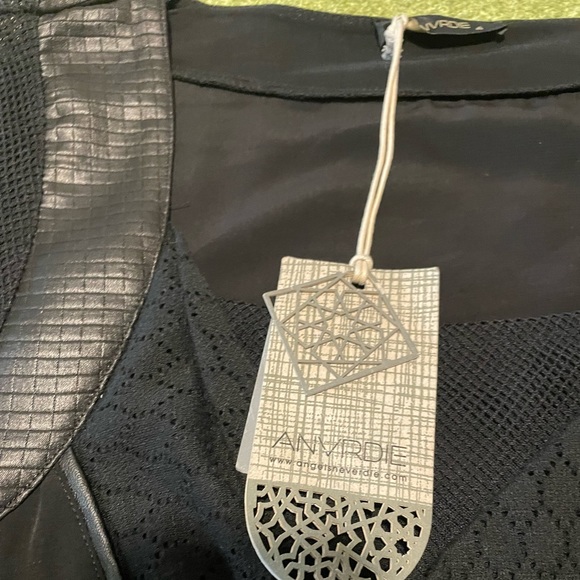 Anvrdie dress (angels never die) in black with multiple textures and prints x - Picture 4 of 6